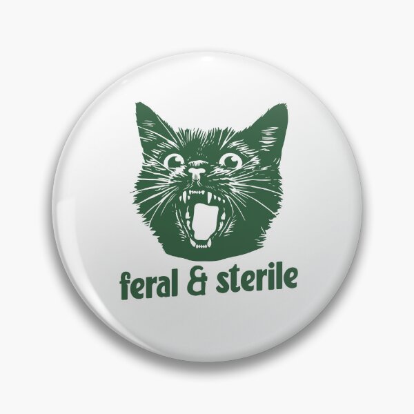 Item preview, Feral and Sterile Screaming Cat designed and sold by Nekoojimeo.