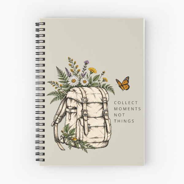 Item preview, Collect Moments Not Things Vintage Botanical Hiking Backpack designed and sold by ivonova.
