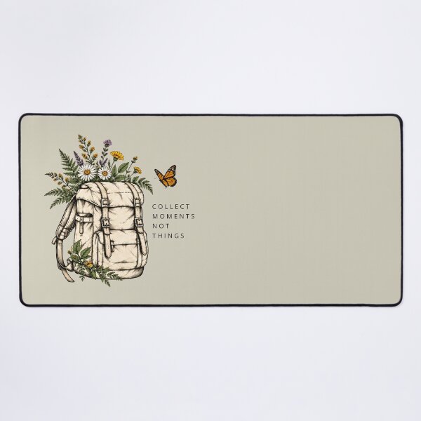 Item preview, Collect Moments Not Things Vintage Botanical Hiking Backpack designed and sold by ivonova.