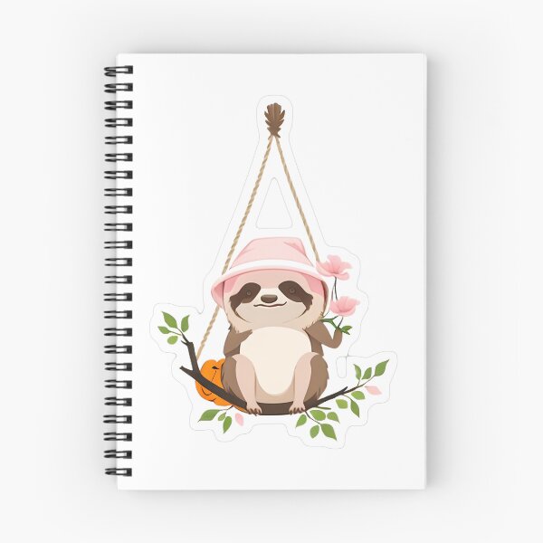 Item preview, Cute Sloth in Pink Bucket Hat designed and sold by For-Cat Studio.