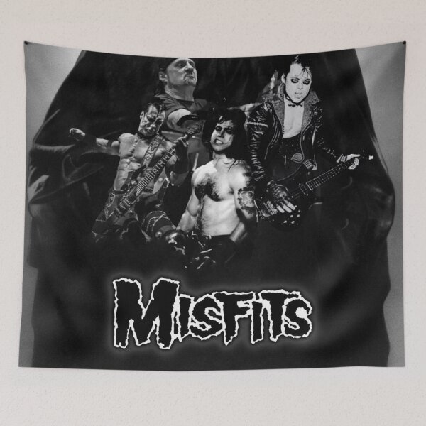 Item preview, Misfits Punk Music Original Custom Vintage Music Band Tee Unique Poster Wall Art designed and sold by Cool Robot Bro..