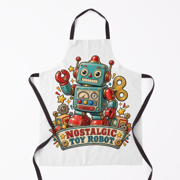 Item preview, Nostalgic Retro Wind Up Toy Robot designed and sold by Pocket Mood Studio.