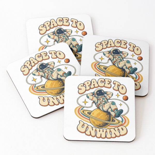 Item preview, Space to Unwind Retro Astronaut on Saturn designed and sold by RetroPop23.