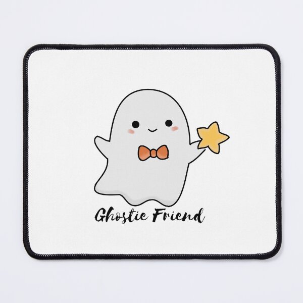 Item preview, Cute Kawaii Ghost with Bow Tie and Star designed and sold by Cuties-143.