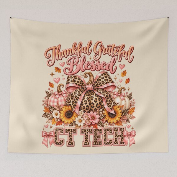 Item preview, CT Tech Pumpkins Coquette Leopard Bow Autumn Gratitude designed and sold by AmiGraph.
