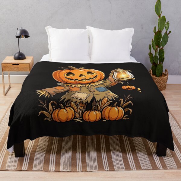 Item preview, Pumpkin Scarecrow with Lantern designed and sold by LunaGlow Studio.