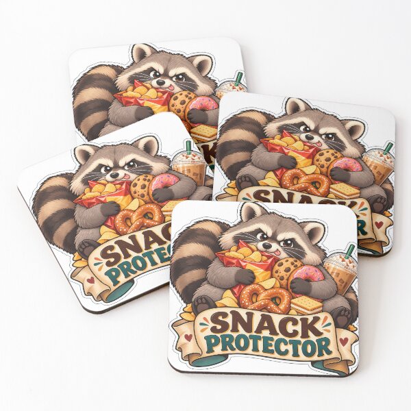 Item preview, Snack Protector Chunky Raccoon designed and sold by Pocket Mood Studio.
