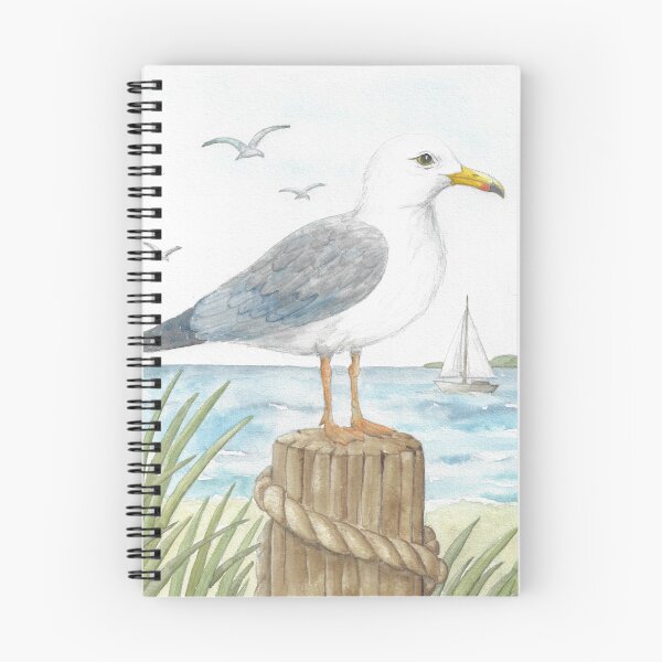 Item preview, Seagull – Maritime Impression designed and sold by Sandra  Steinke.