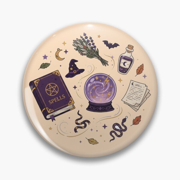 Item preview, Mystic Halloween Magic and Spell Elements Art designed and sold by Fine-Arts-Lab.