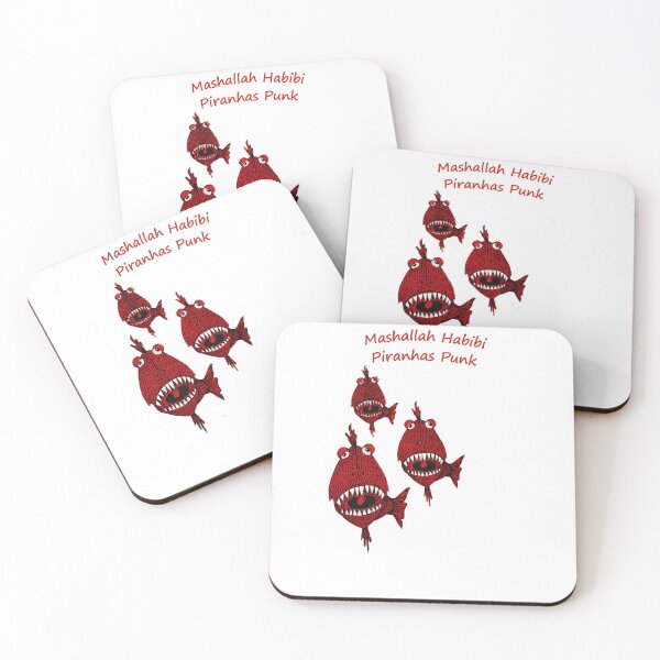 Item preview, red Piranhas Mashallah Habibi cute Tshirt  designed and sold by cabevo.