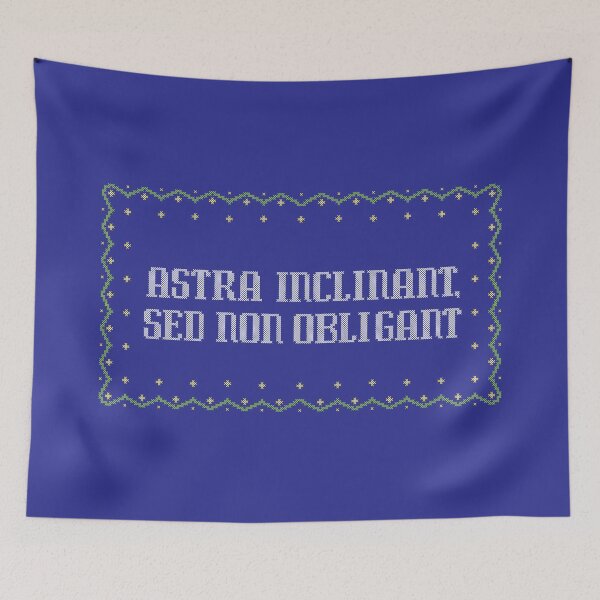 Item preview, Emma M Lion - Astra Inclinant, Sed Non Obligant - Hawks Quote designed and sold by Red Barn  Co-Op.