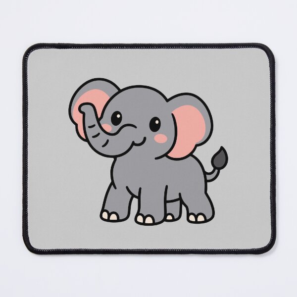 Item preview, Cute Cartoon Elephant designed and sold by WildlifeDoodle.