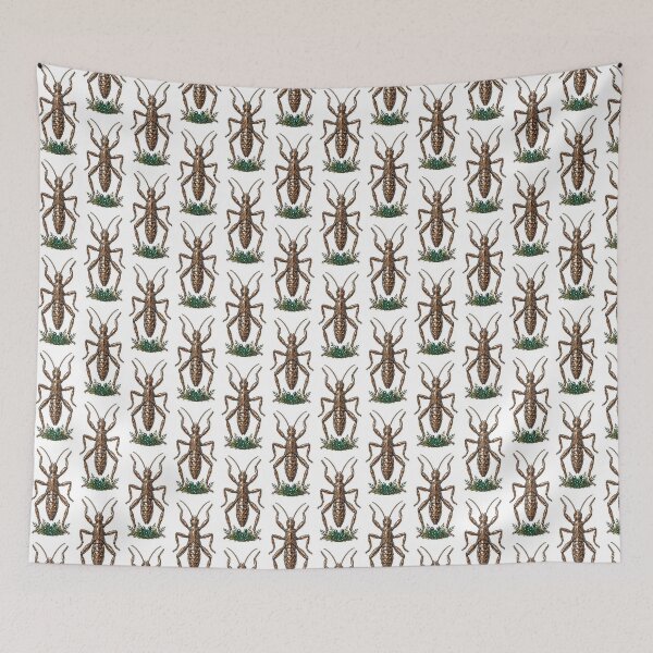Item preview, Stick Insect Crystal Sticker - Wood Brown Stick Bug Real Color designed and sold by Crystal Critters .