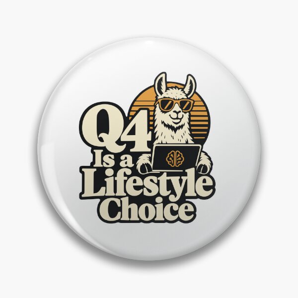 Item preview, Q4 Is a Lifestyle Choice Llama Graphic designed and sold by ThreadQuirk.