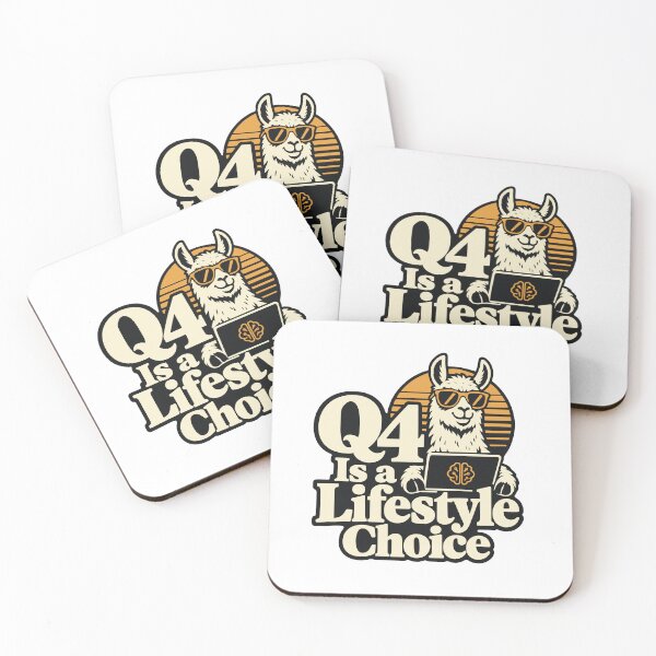 Item preview, Q4 Is a Lifestyle Choice Llama Graphic designed and sold by ThreadQuirk.