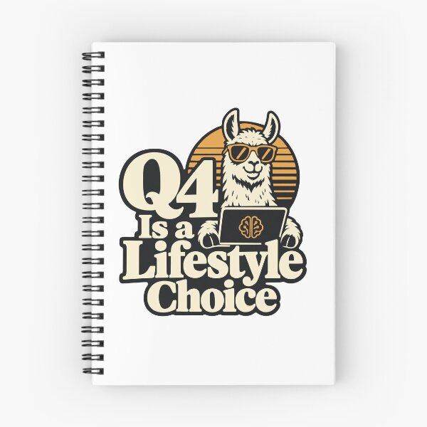 Item preview, Q4 Is a Lifestyle Choice Llama Graphic designed and sold by ThreadQuirk.