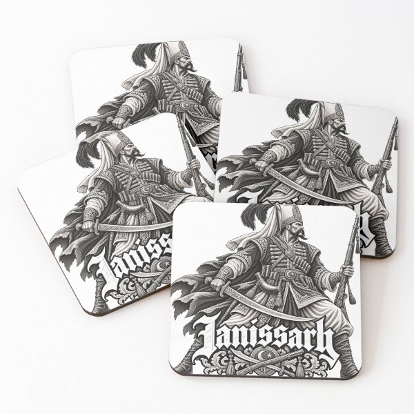 Item preview, Janissary Warrior Woodcut Grimdark Design designed and sold by SunnyDesign82.