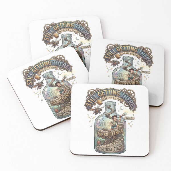 Item preview, Stuck In The Bottleneck - Still Getting There Steampunk Art designed and sold by Nashatyoussef.