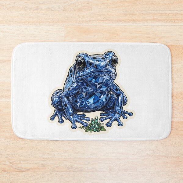 Item preview, Blue Poison Dart Frog Crystal Sticker - Sapphire Blue Frog Real Color designed and sold by Crystal Critters .
