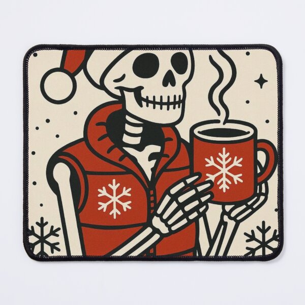 Item preview, Ho Ho Holy Shit Skeleton - Funny Christmas Skeleton designed and sold by WavyCurve.