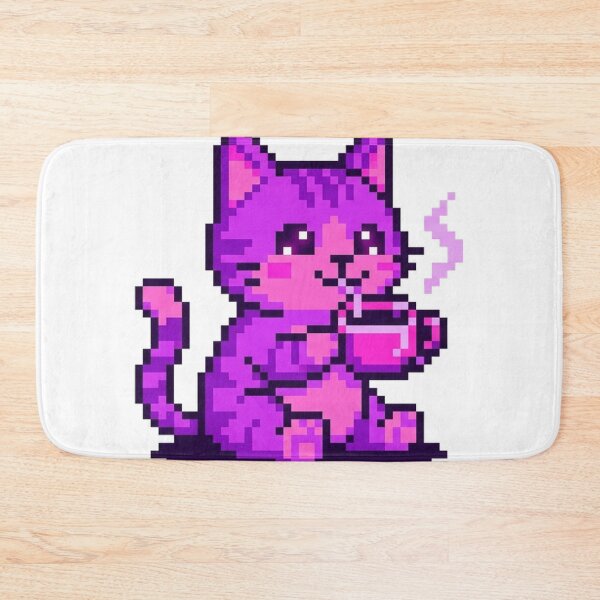 Item preview, Pixel Cat Espresso designed and sold by OddLittleGoods.