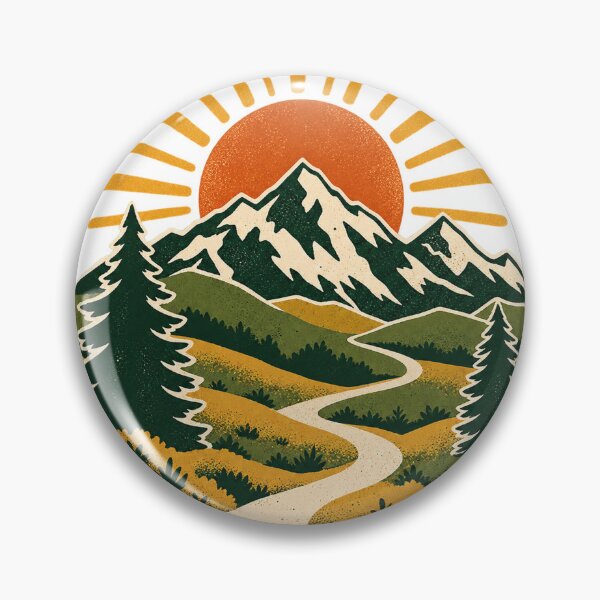 Item preview, Alpine Trail Sunrise designed and sold by luxedigitalnest.