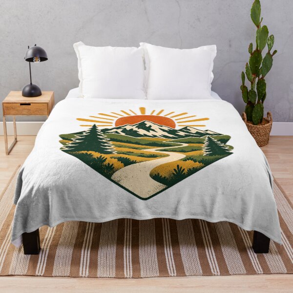 Item preview, Alpine Trail Sunrise designed and sold by luxedigitalnest.