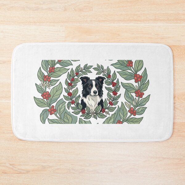 Item preview, Botanical Border Collie designed and sold by OddLittleGoods.