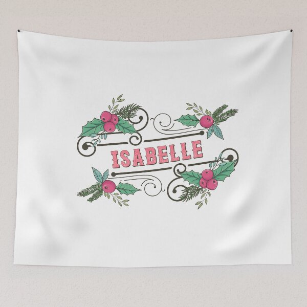 Item preview, Isabelle Personalized Custom Christmas Name - Cool & Funny Design for Women and Girls designed and sold by Watsonarts.