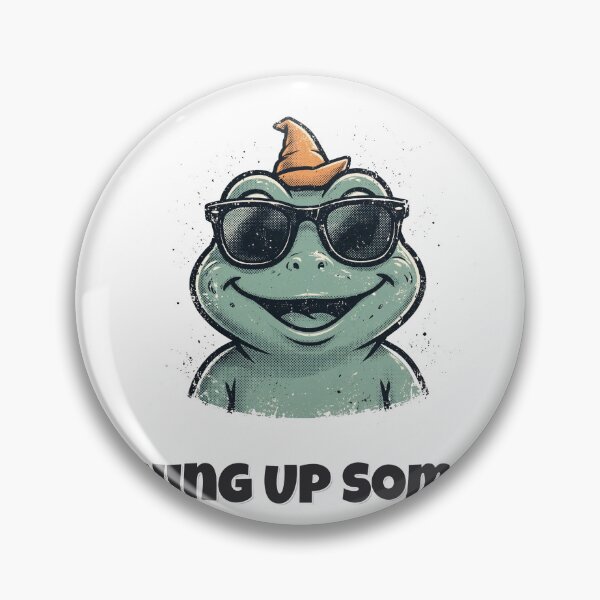 Item preview, Brewing Up Some Fun Funny Frog Halloween Design designed and sold by Wild Shades.