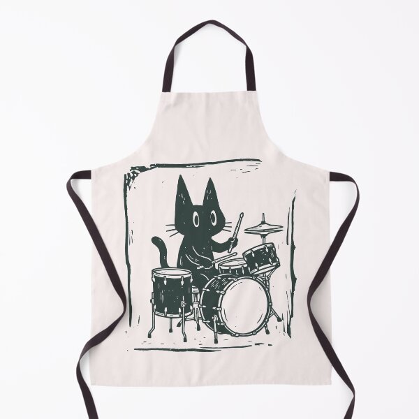 Item preview, Drummer Cat, Vintage Kitten Y2K, Rock and Roll Cat, Drum Player Kitty Tee, Cat Grunge Punk Music Lover Gift for Him designed and sold by Jokerstyle.