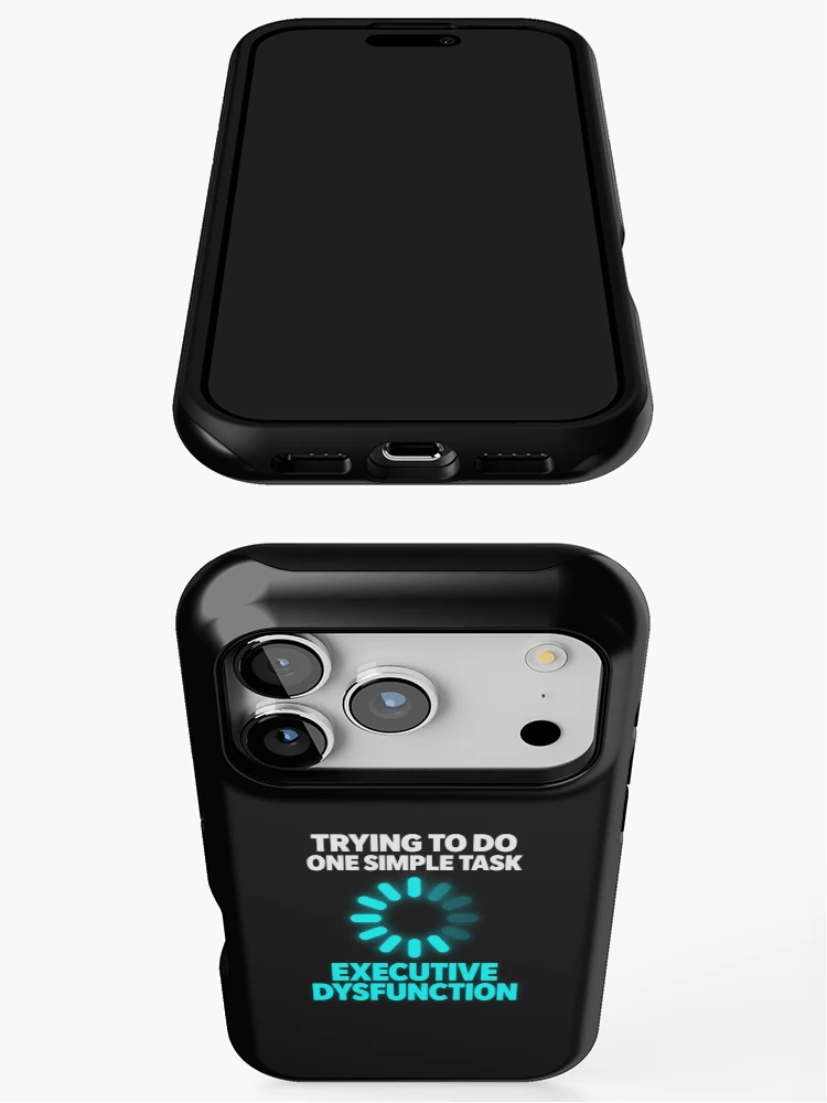 Thumbnail 3 of 4, iPhone Case, Executive Dysfunction Loading Task Paralysis designed and sold by Becheer.