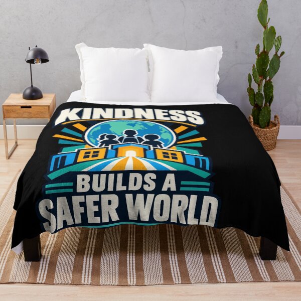 Item preview, Kindness Builds Safer World Global Unity Message Oregon School designed and sold by YASSINE HZ.