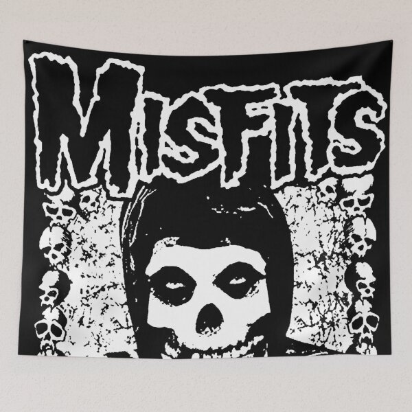 Item preview, Misfits Punk Music Original Custom Vintage Music Band Tee Unique Poster Wall Art designed and sold by Cool Robot Bro..