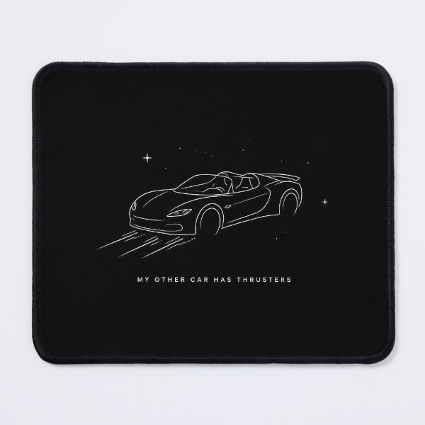 Item preview, My Other Car Has Thrusters Minimal Line Art designed and sold by Acta Diurna Supply.
