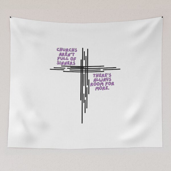 Item preview, Churches are there for sinners, join us. designed and sold by Alsstuff.