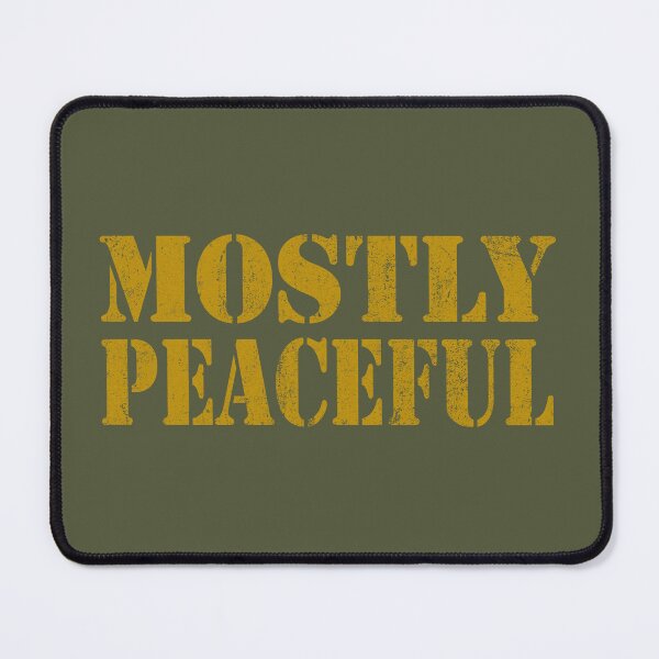 Item preview, " Mostly Peaceful" designed and sold by abby-thorns.