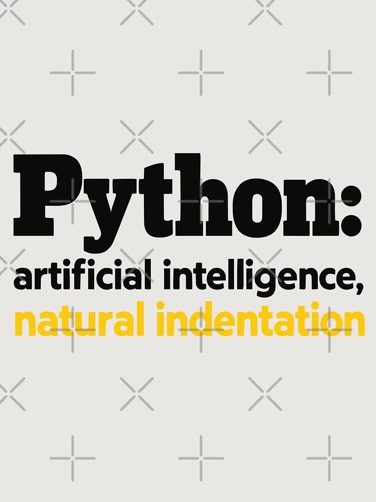 Thumbnail 6 of 6, Premium Oversized Sweatshirt, Python Artificial Intelligence Natural Indentation Coding Humor designed and sold by ThreadQuirk.
