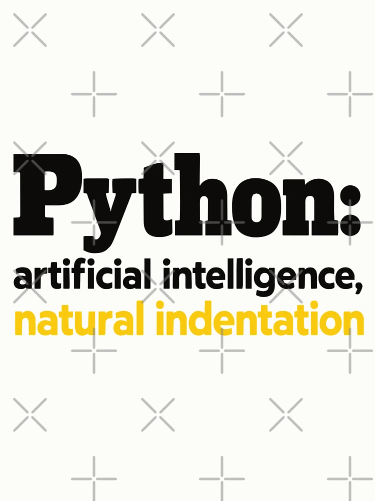 Thumbnail 6 of 6, Pullover Sweatshirt, Python Artificial Intelligence Natural Indentation Coding Humor designed and sold by ThreadQuirk.