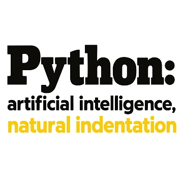 Artwork thumbnail, Python Artificial Intelligence Natural Indentation Coding Humor by ThreadQuirk
