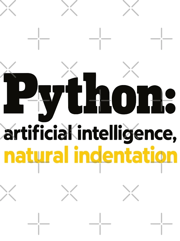 Thumbnail 3 of 3, Scarf, Python Artificial Intelligence Natural Indentation Coding Humor designed and sold by ThreadQuirk.