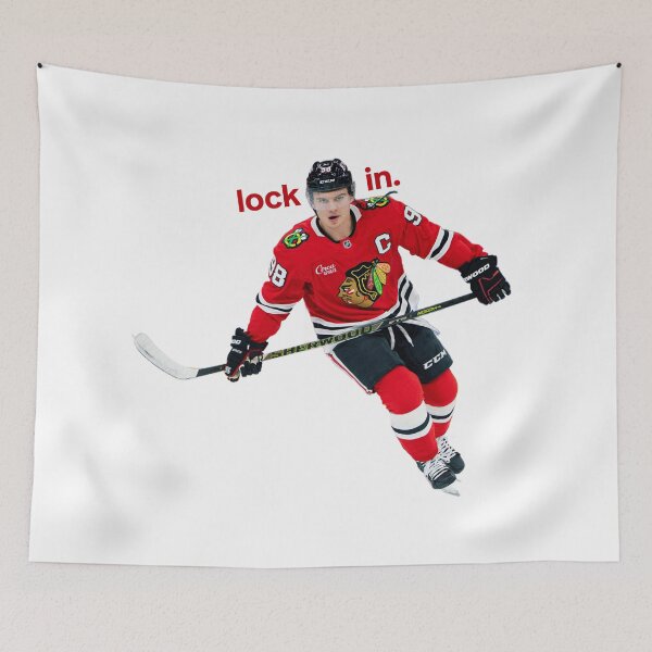 Item preview, Connor Bedard lock in. Cutout | Chicago Blackhawks Captain designed and sold by Ferne Reacts.