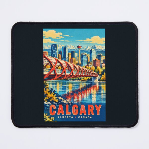 Item preview, Galgary - Alberta - Canada designed and sold by GoodOldVintage.