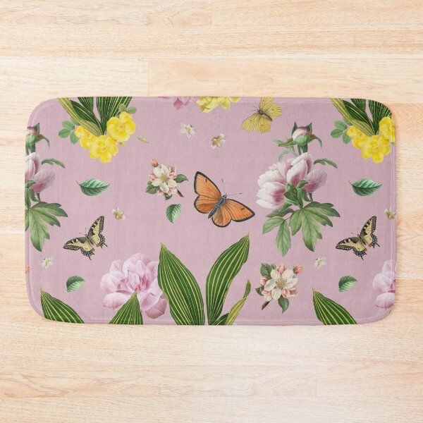 Item preview, Roses and Peach Blossoms Garden Pink designed and sold by Fabiana Westphal.
