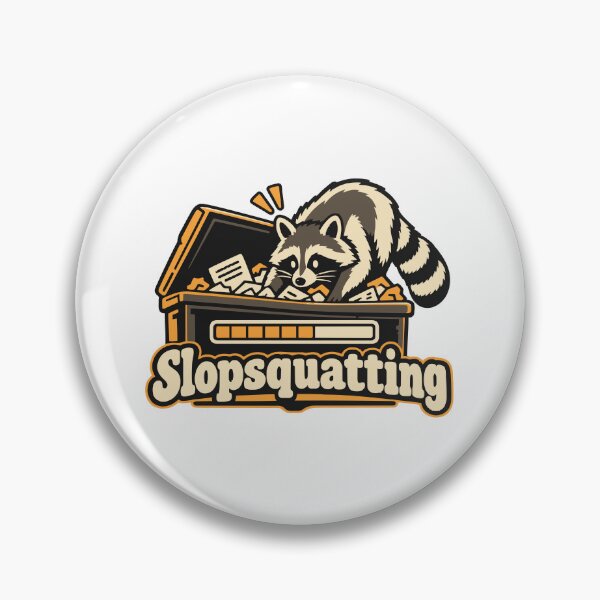 Item preview, Slopsquatting Raccoon Dependency Check Graphic designed and sold by ThreadQuirk.