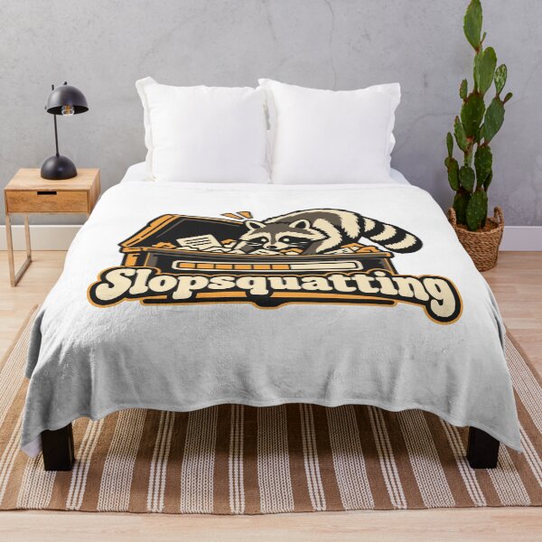 Item preview, Slopsquatting Raccoon Dependency Check Graphic designed and sold by ThreadQuirk.