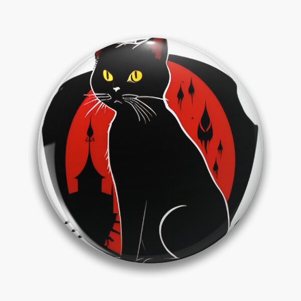 Item preview, Black Cat Red Gothic designed and sold by For-Cat Studio.