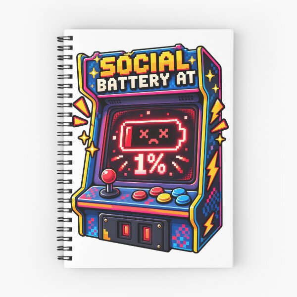 Item preview, Social Battery 1 Percent Funny Introvert Gen Z  designed and sold by Win Hardy.