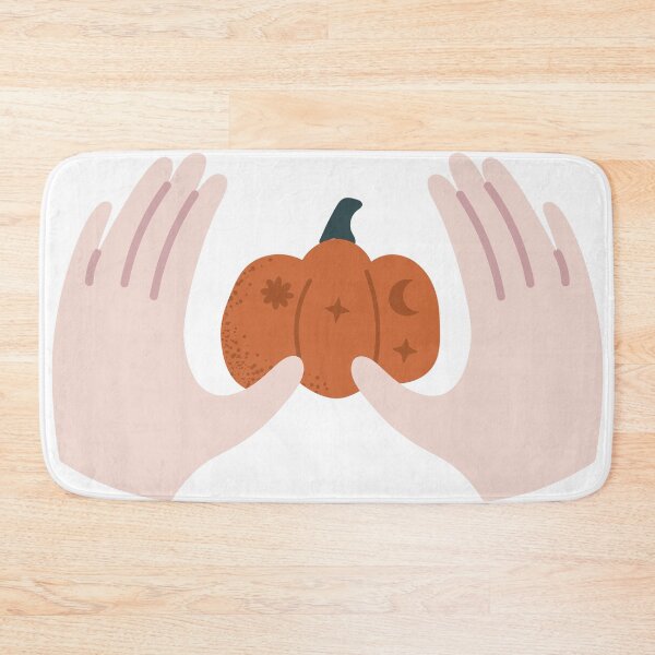 Item preview, Mystical Halloween Pumpkin Held In Hands designed and sold by BetweenForms.