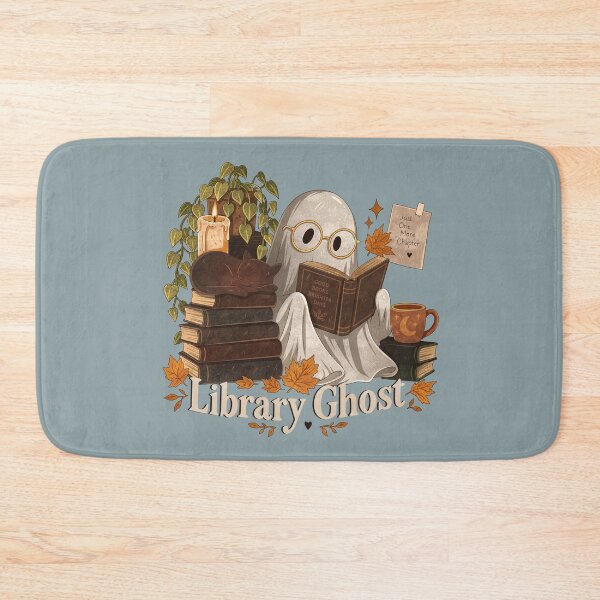 Item preview, Library Ghost – Cozy Dark Academia Book Lover Halloween Sticker designed and sold by tviyluv.